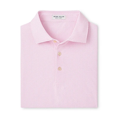Men's Costa Geo Performance Mesh Short Sleeve Polo