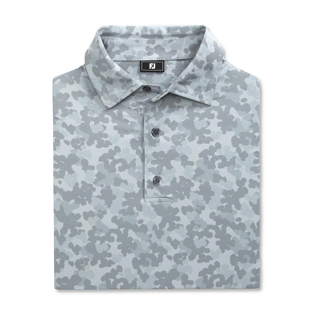 Men's Pop Camo Lisle Short Sleeve Polo