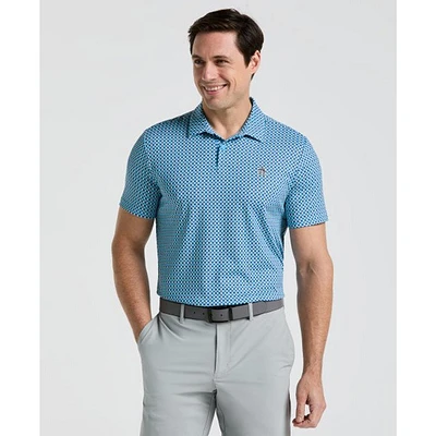 Men's Pete's Bowtie Micro Print Short Sleeve Polo