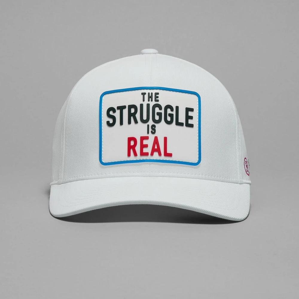 Men's The Struggle is Real Stretch Twill Snapback Cap