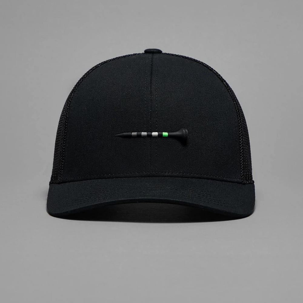 Men's Silicone Tee Mid Cotton Twill Trucker Cap