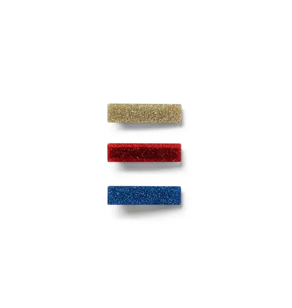 Glitter Barrette Set