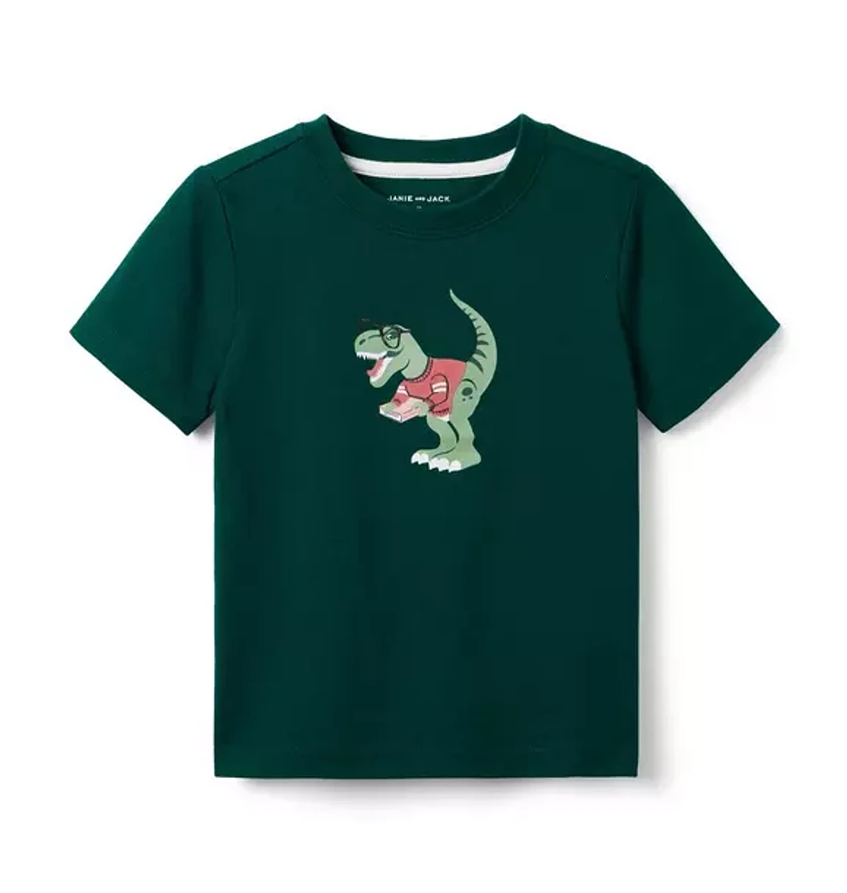 Dinosaur Varsity Graphic Tee