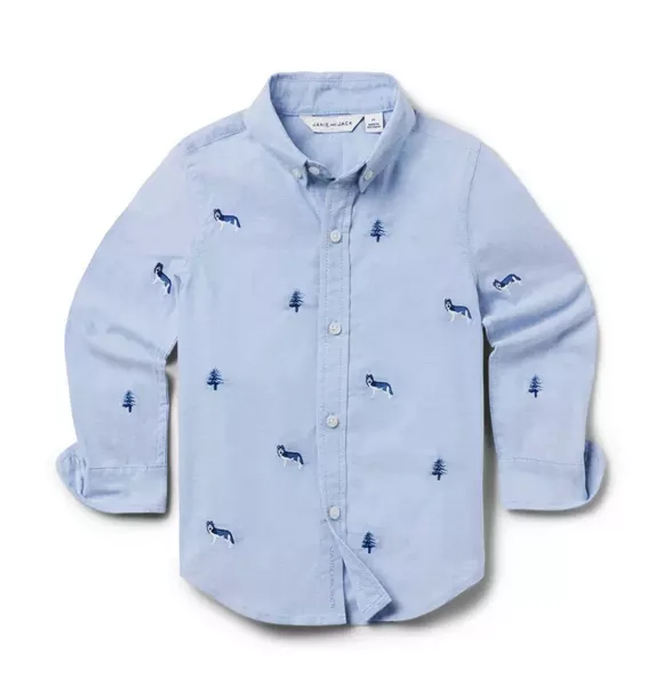 The Embroidered Oxford Shirt