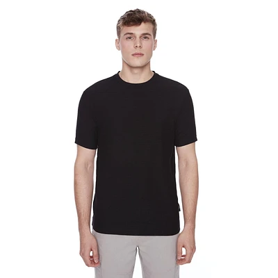 Dark Black Men's Short-Sleeve T-Shirt