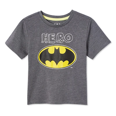 T-shirt à manches courtes Batman pour petits garçons Tailles 2T-5T