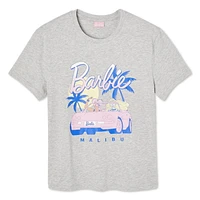 T-shirt à manches courtes Barbie pour femmes