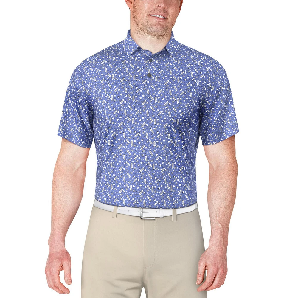 Ben Hogan Polo de Golf à manches courtes imprimé Spring Break Drink Pour hommes Homme