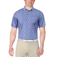 Ben Hogan Polo de Golf à manches courtes imprimé Spring Break Drink Pour hommes Homme