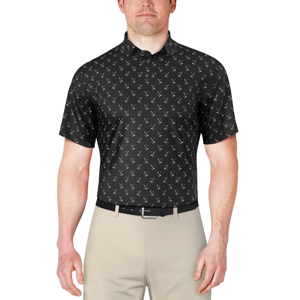 Ben Hogan Polo de golf à manches courtes et imprimé golf pour hommes