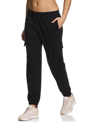 Reebok Women’s ‘Feels Good’ Cargo Jogger Utility Sweatpants