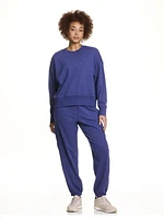Reebok Women's Feels Good Meet & Greet Crew French Terry Sweatshirt