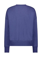 Reebok Women's Feels Good Meet & Greet Crew French Terry Sweatshirt