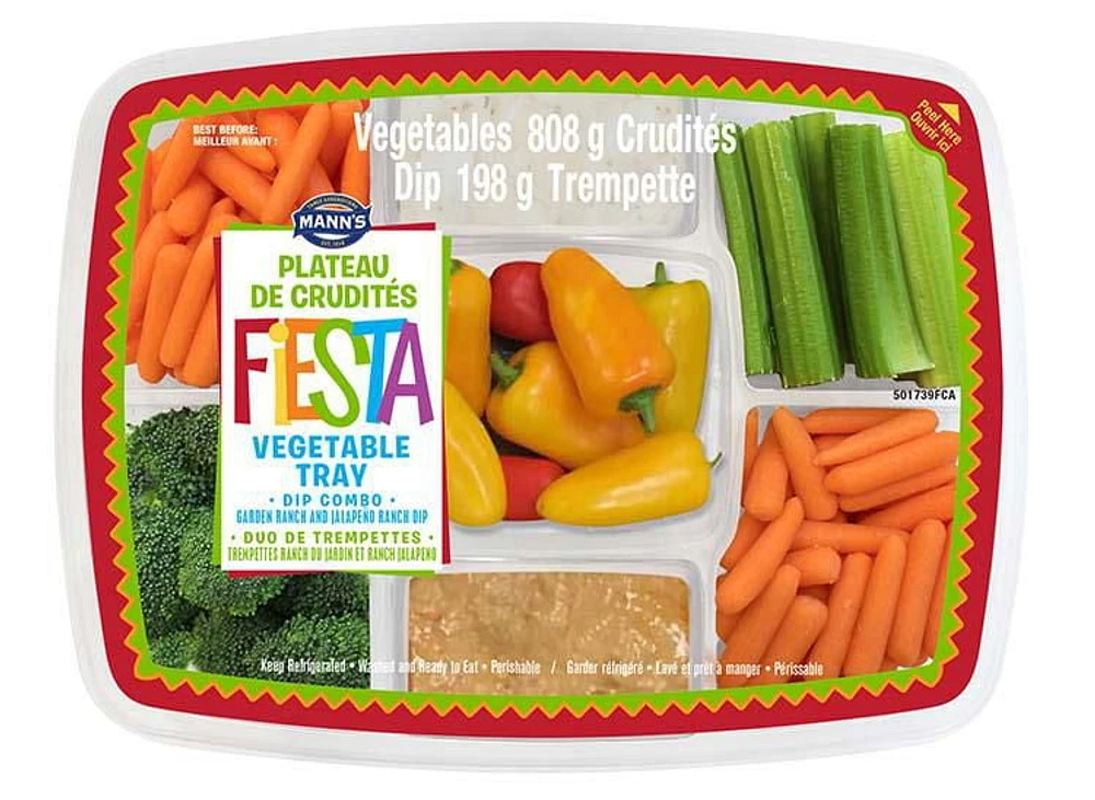 Plateau de crudités Fiesta de Mann's