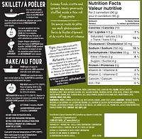 Cannelloni aux épinards et ricotta Olivieri 540g Cannel Epin/Ricotta Oli 540 g