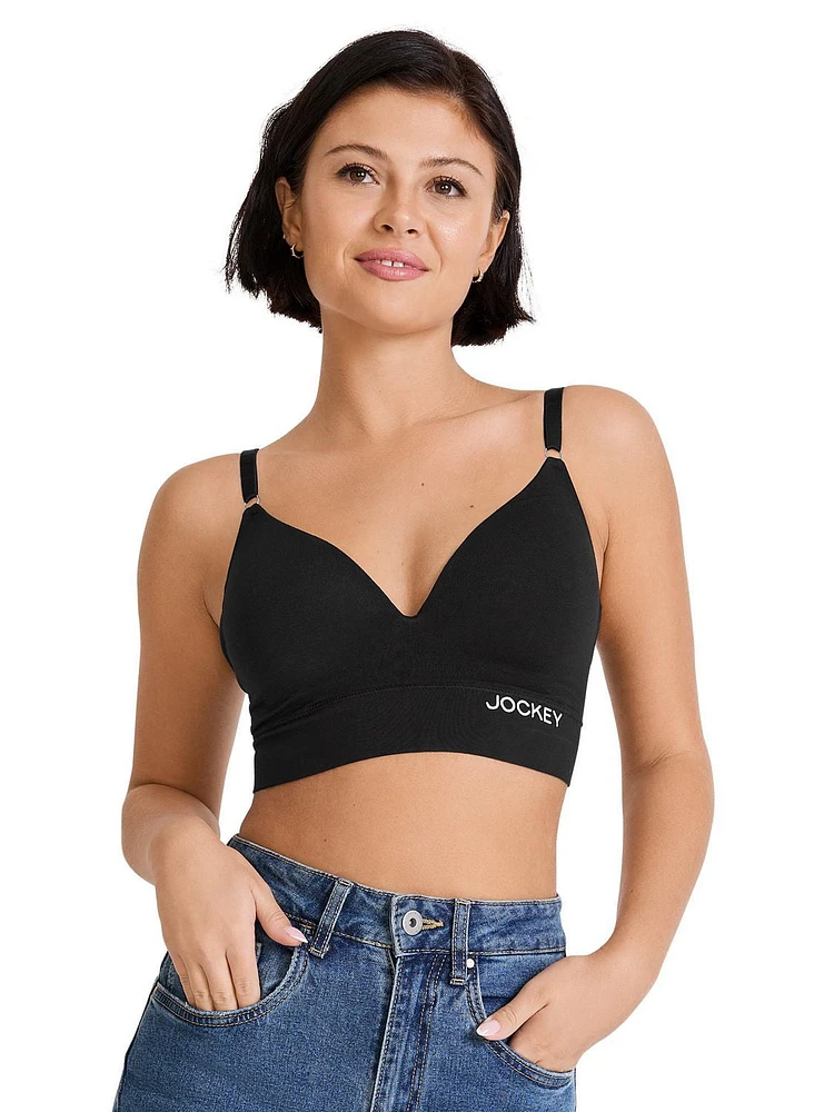 JOCKEY ESSENTIELS t-shirt brassière lisse t-shirt brassière lisse