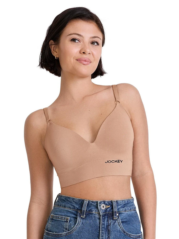 JOCKEY ESSENTIELS t-shirt brassière lisse t-shirt brassière lisse