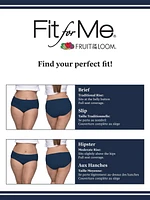 Women's Plus Size Fit for Me® by Fruit of the Loom® Breathable Micro-Mesh Hipster Panty