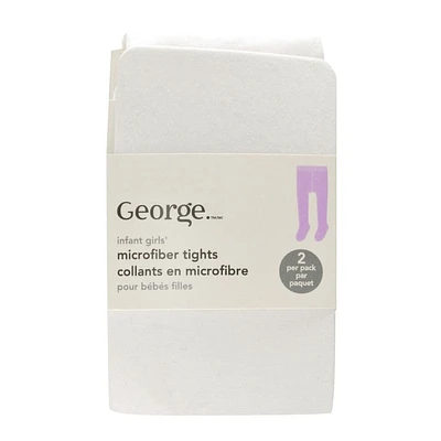 George Microfibre Collants Bebes 2pk