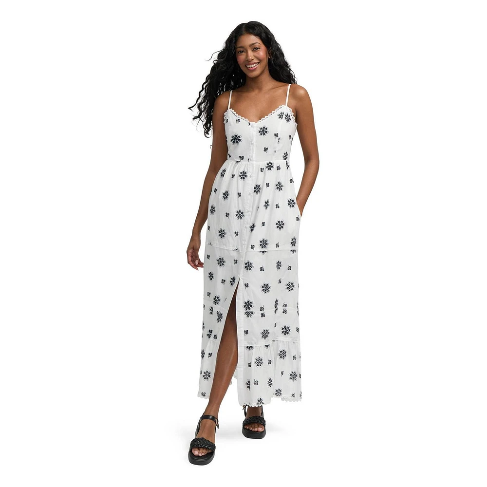 Robe longue à décolleté en cœur Mexx pour femme