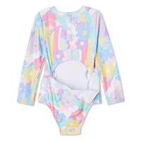 George Toddler Girls' Adaptive Rash Guard 1-Piece