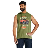 RAM Men's Hooded Muscle Tank