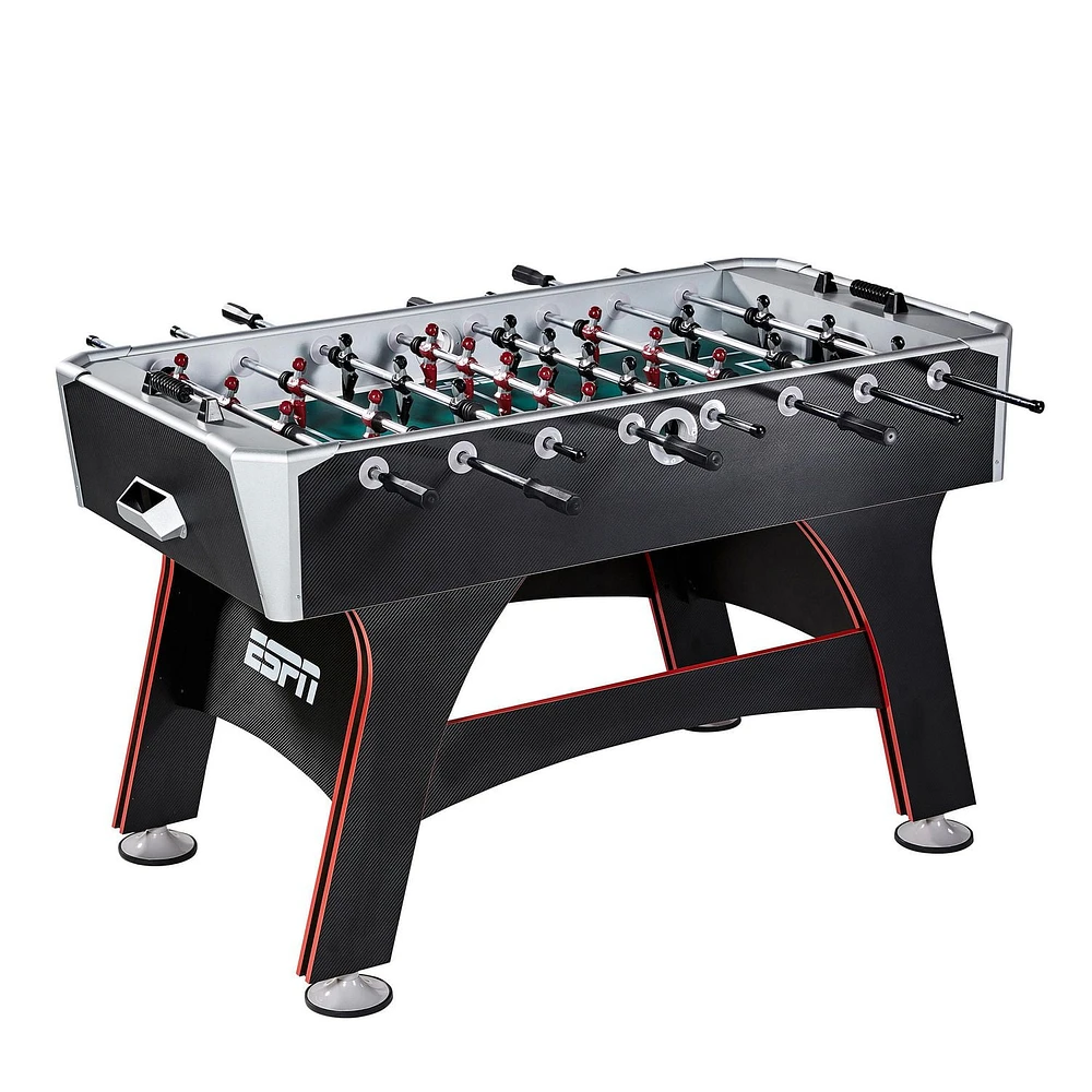 ESPN Foosball Table 56" Soccer Table Accessories Included