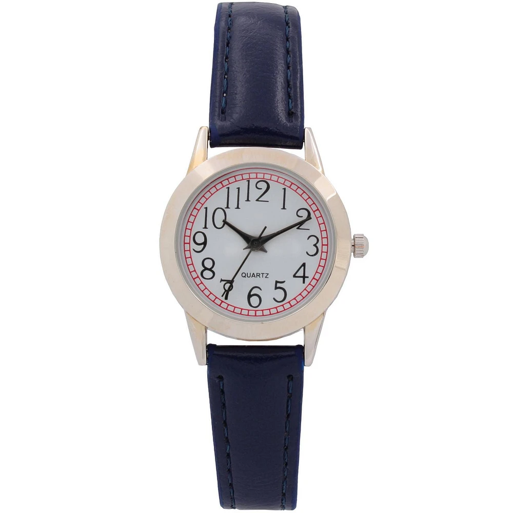 Montre pour femme avec bracelet bleu Montre tendance pour femmes