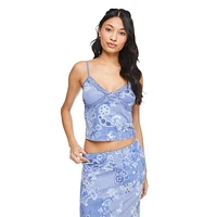 Wild Skye Women's Mesh Cami, Sizes XS-XL
