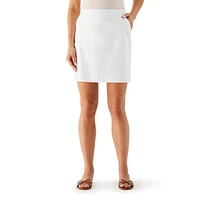 RAFAELLA Jupe-short extensible avec poches pour femme