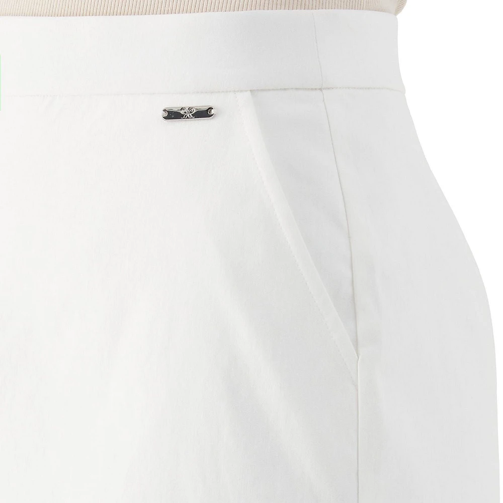 RAFAELLA Jupe-short extensible avec poches pour femme