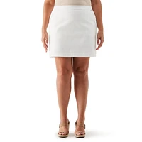 RAFAELLA Jupe-short extensible avec poches pour femme