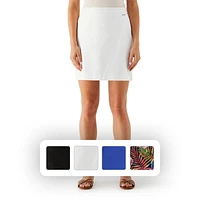 RAFAELLA Jupe-short extensible avec poches pour femme