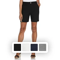 Rafaella Women's Extended Tab Shorts with Pockets