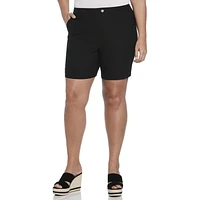 Rafaella Women's Extended Tab Shorts with Pockets