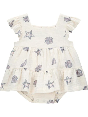 Carter's Child of Mine Combinaison de soleil coquillage pour bébé fille Tailles Nouveau-né -24 mois