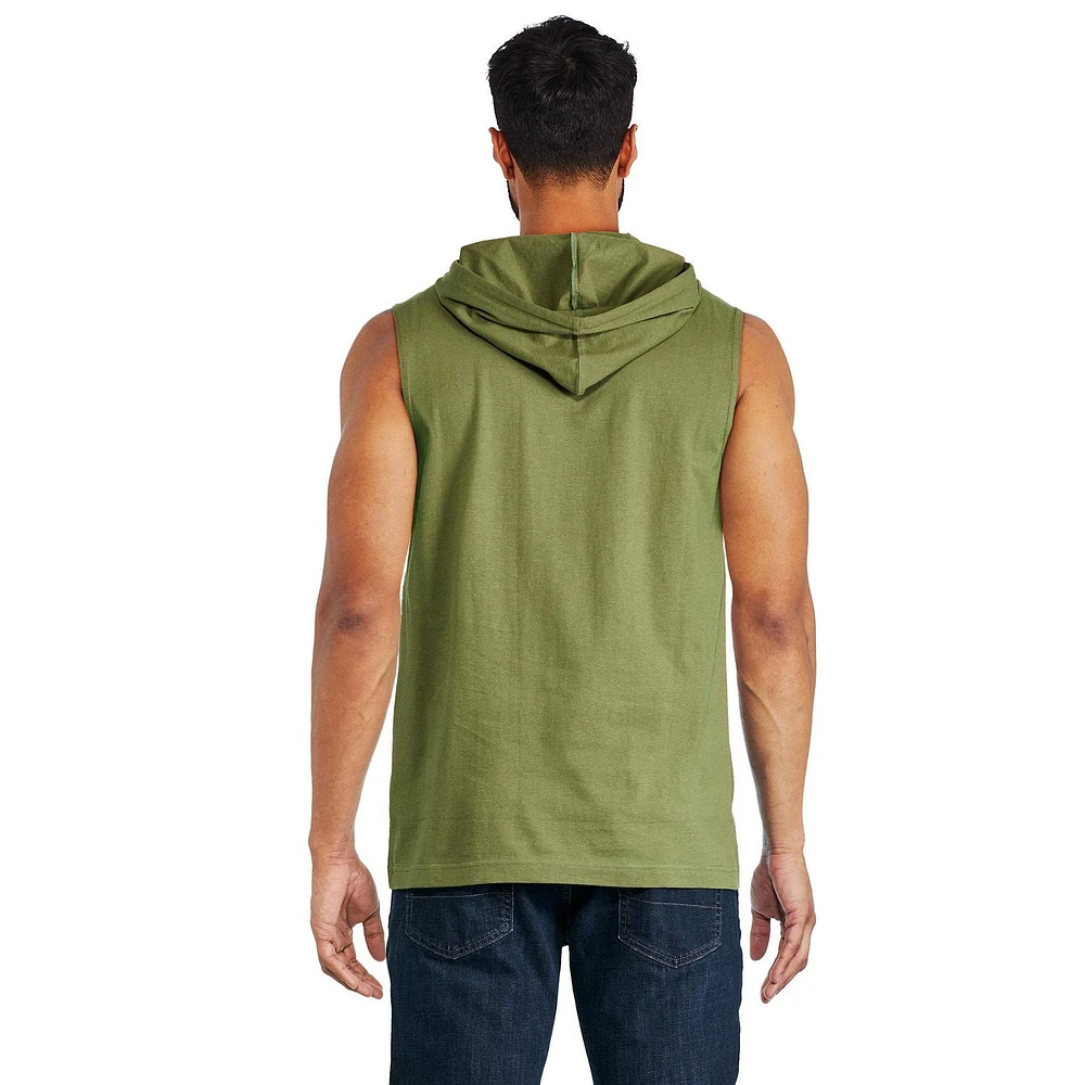 RAM Men's Hooded Muscle Tank