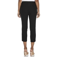 Rafaella Pantalon capri à languette allongée avec poches pour femme