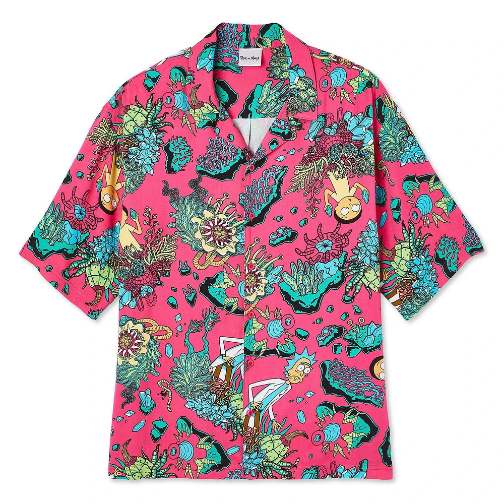 Rick and Morty Men's Resort Shirt