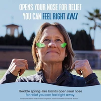 Breathe Right grandes bandelettes nasales Beige | Soulage instantanément la congestion nasale | Sans Médicament 30 Grandes Bandelettes Beiges