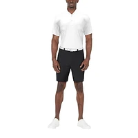 PGA TOUR Course Essentials Men's 8" Flat Front Short with Active Waistband,