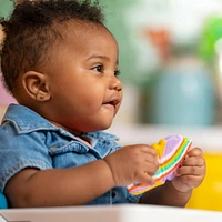 Bright Starts Soothing Soft Serve Silicone Teether, 3+ months