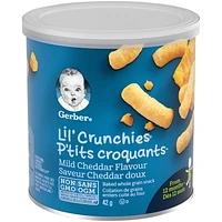 GERBER® P’TITS CROQUANTS(MD) Cheddar doux, coll. pour tout-petits 42 g 42 GR