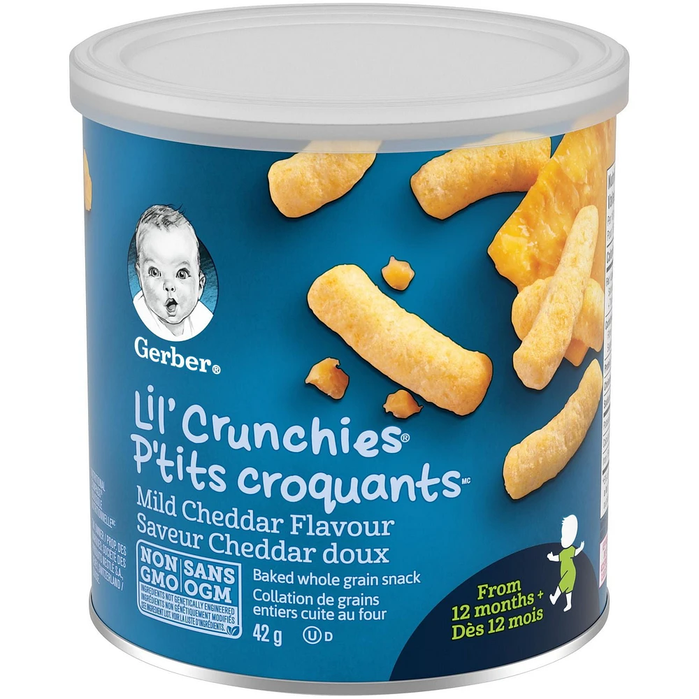 GERBER® P’TITS CROQUANTS(MD) Cheddar doux, coll. pour tout-petits 42 g 42 GR
