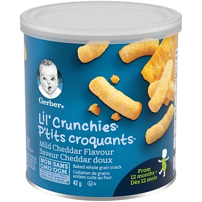 GERBER® P’TITS CROQUANTS(MD) Cheddar doux, coll. pour tout-petits 42 g 42 GR