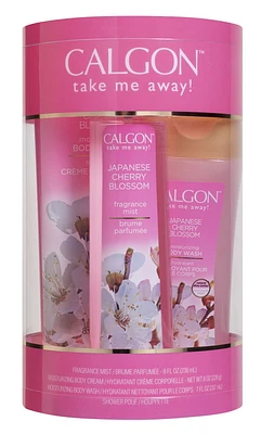 Calgon Coffret cadeau 4 pièces Take Me Away!, La floraison des cerisiers japonais