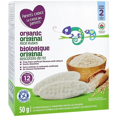 Parent’s Choice Organic Original Rice Rusks
