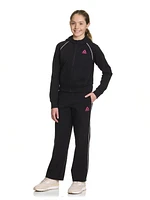 Reebok Girls Starter Wide Leg Pants with Piping and Pockets, Sizes 4-16