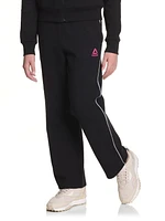 Reebok Girls Starter Wide Leg Pants with Piping and Pockets, Sizes 4-16