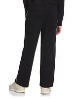 Reebok Girls Starter Wide Leg Pants with Piping and Pockets, Sizes 4-16